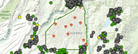 map of service area