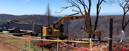 camp fire destruction