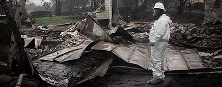 northern California wildfire destruction